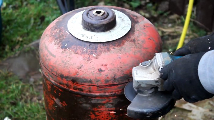 Как сделать несложную печь для гаража из газового баллона