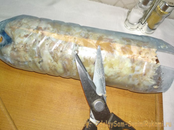 Как приготовить зельц из свиной рульки в ПЭТ бутылке