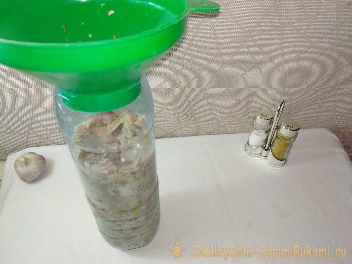 Как приготовить зельц из свиной рульки в ПЭТ бутылке