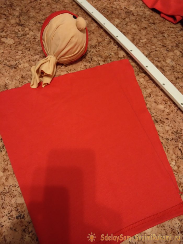 Как просто сшить Деда Мороза