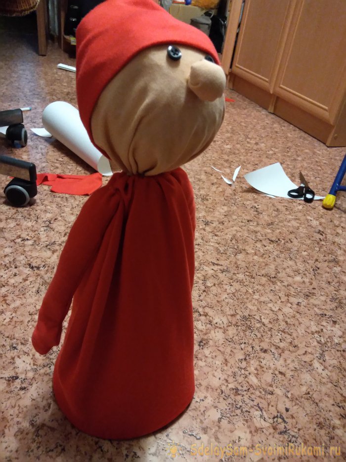 Как просто сшить Деда Мороза