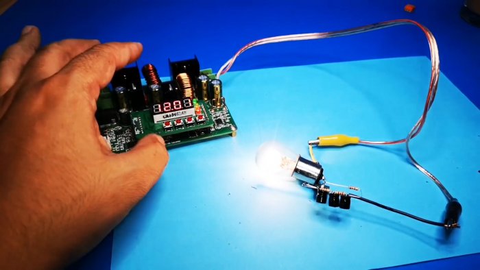 Как сделать мощную мигалку на одном MOSFET