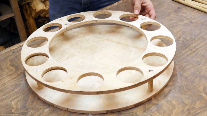 Как из старой ступицы сделать поворотный органайзер для инструмента