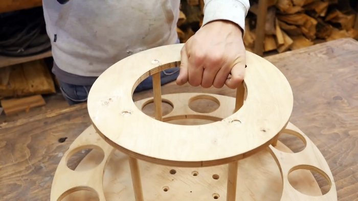 Как из старой ступицы сделать поворотный органайзер для инструмента