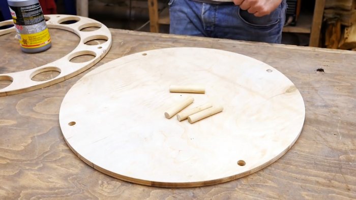 Как из старой ступицы сделать поворотный органайзер для инструмента