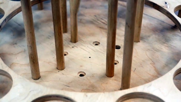 Как из старой ступицы сделать поворотный органайзер для инструмента