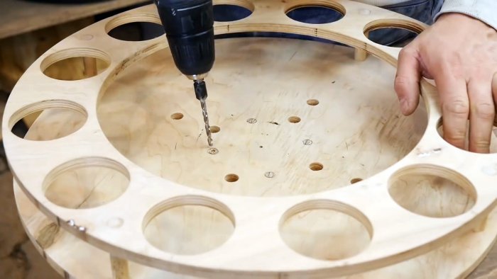 Как из старой ступицы сделать поворотный органайзер для инструмента