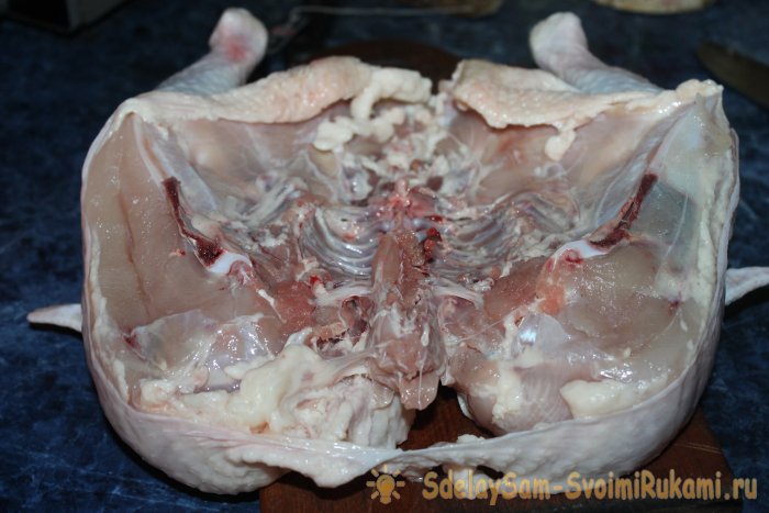 Курица в рукаве Ленивая хозяйка