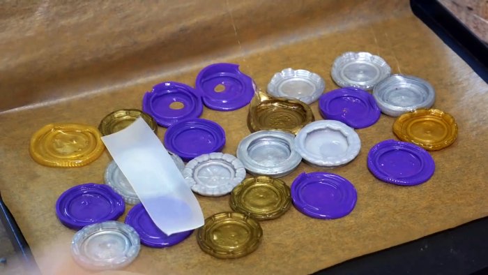 Как из крышек от ПЭТ бутылок сделать оригинальную ручку