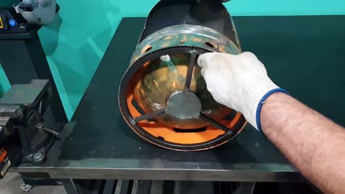 Как из небольшого газового баллона сделать угольный гриль