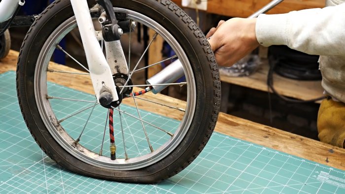 Как из старой автомобильной стойки сделать насос