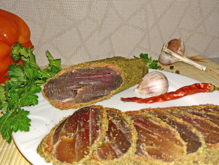 Ароматная бастурма на праздничный стол