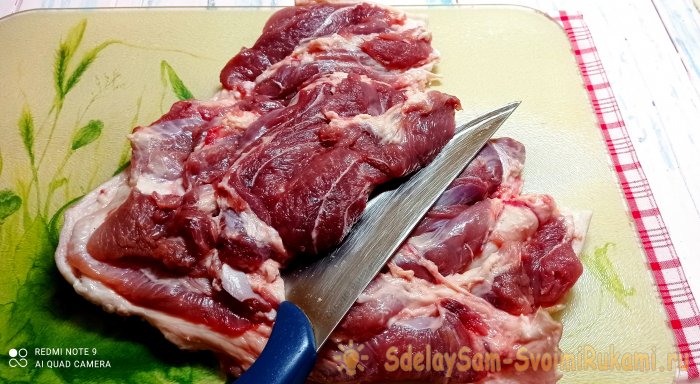 Бюджетный рулет из свиной рульки