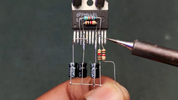 Как сделать 100 Вт усилитель на микросхеме за пол часа