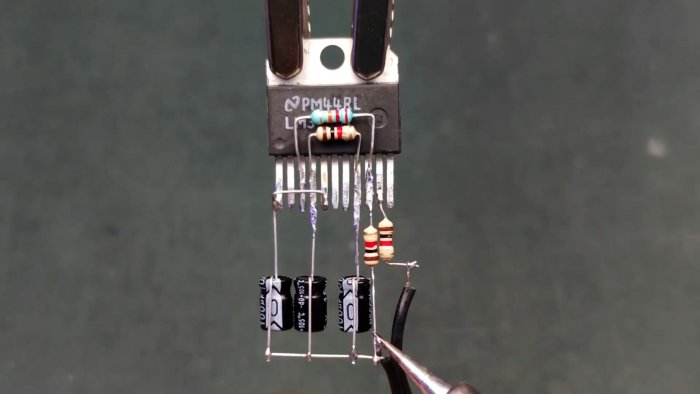 Как сделать 100 Вт усилитель на микросхеме за пол часа