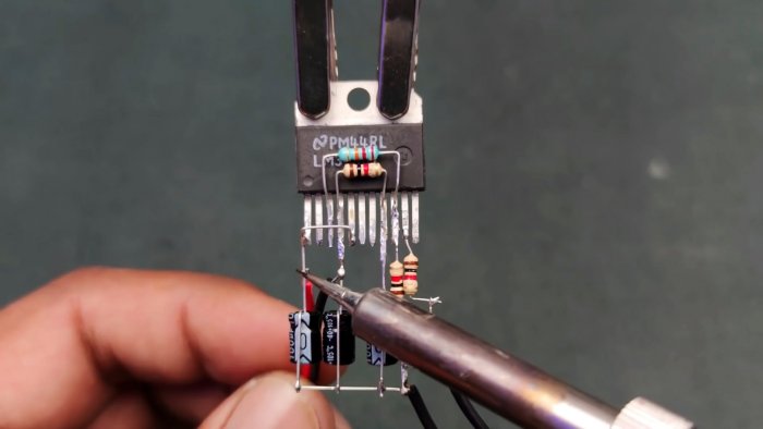 Как сделать 100 Вт усилитель на микросхеме за пол часа