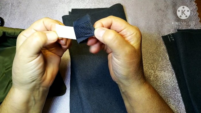 Как починить разрыв на куртке за пару минуты без иголки и ниток