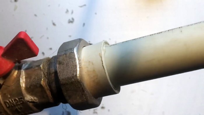 Как восстановить использованный ПП фитинг для повторной пайки