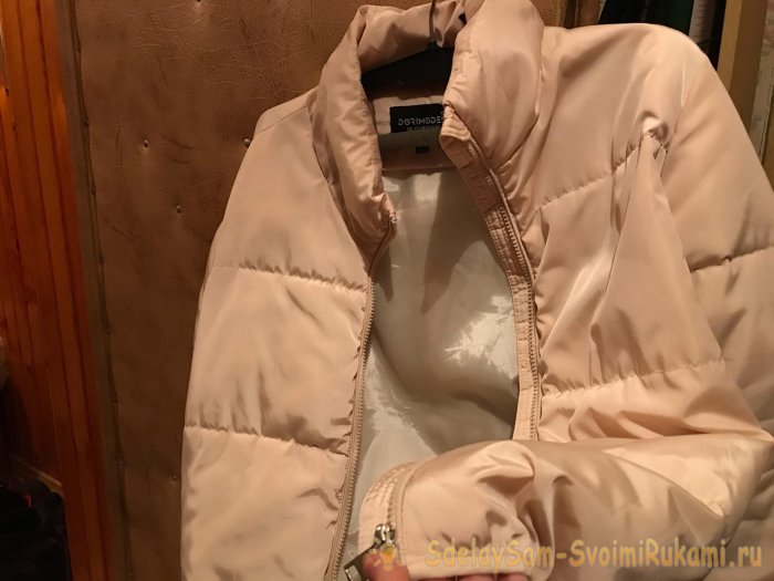 Качественно постиранный пуховик