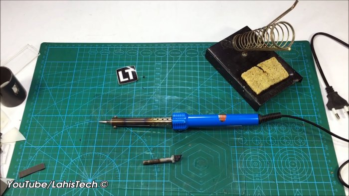 штатное жало возвращается на место, и паяльник снова можно применять по основному назначению