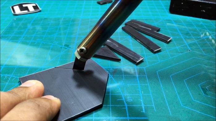 Как сделать нож из паяльника для резки акрила оргстекла пластика ПВХ и пенопласта