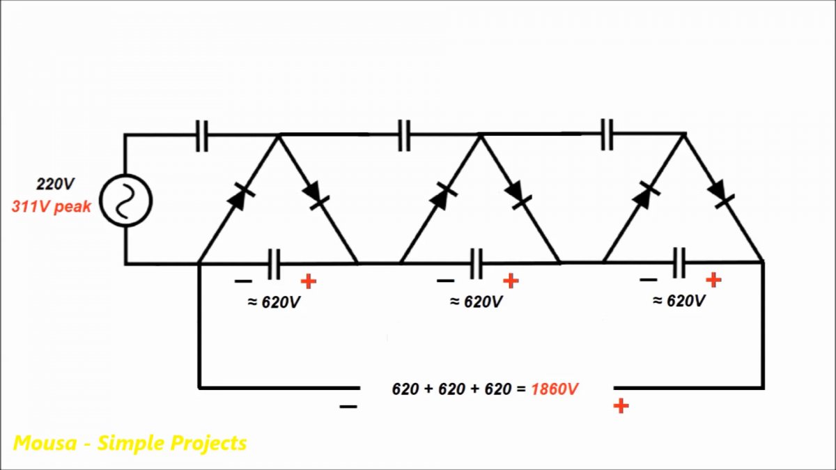 Как сделать высоковольтный повышающий преобразователь без транзисторов