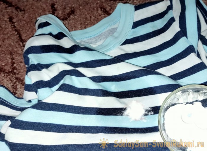 наносим пищевую соду