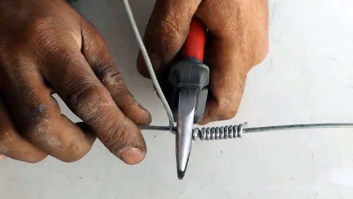 Переворачиваем и накручиваем на другую сторону