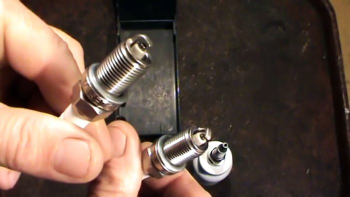 Свечи очищенные тем же способом