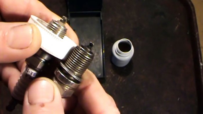 Визуальное сравнение с грязной свечей