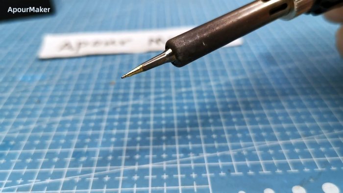 паяльник готов к работе