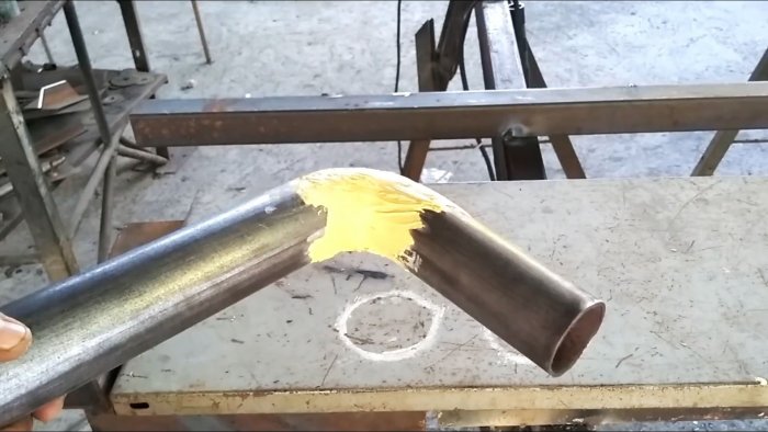 зачищаем трубу