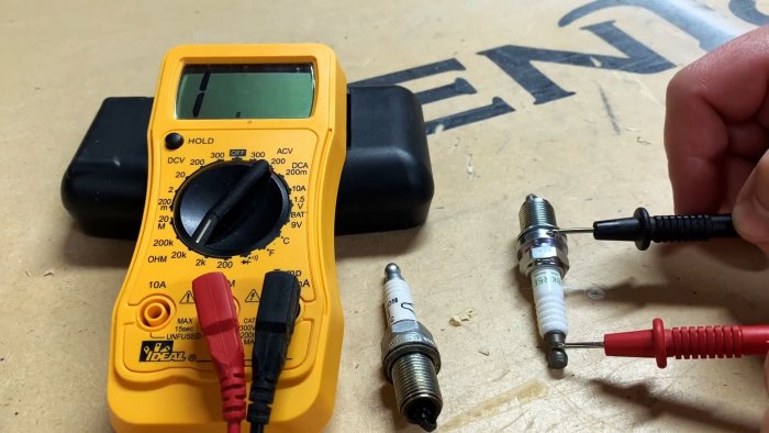 Проверка на пробой свечи