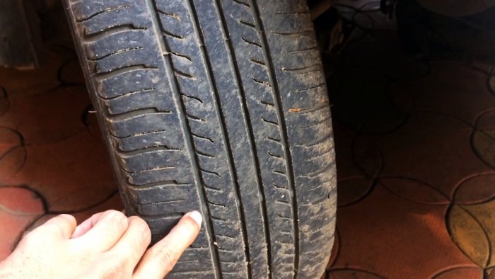 Индикатор износа сверху