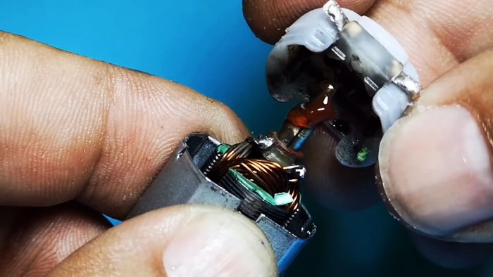 нанесем обычную густую смазку