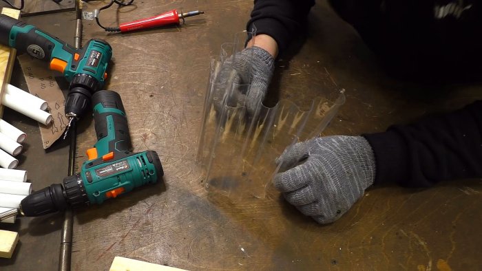 Как сделать станок для изготовления шифера из ПЭТ бутылок