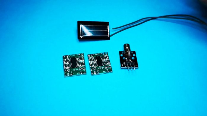 Набор модулей для передачи звука при помощи лазерного луча