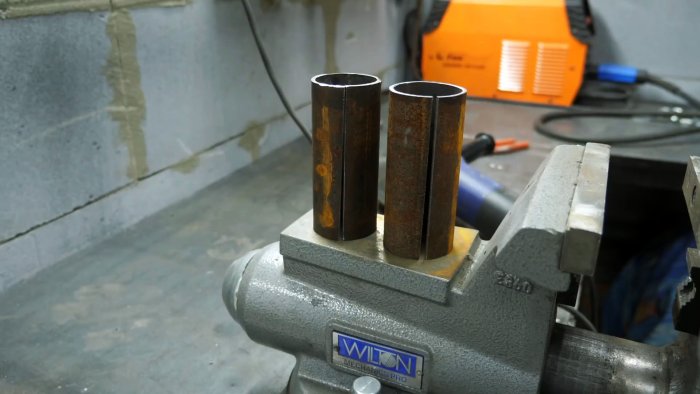 Разрезаем вдоль заготовки