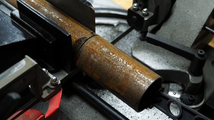 Отрезаем трубу