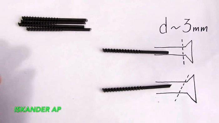 Часть заготовок можно спилить ровно часть со скосом под различными углами