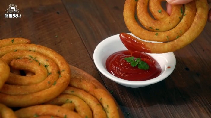 Вкуснейшие хрустящие мега аппетитные картофельные завитушки готовы
