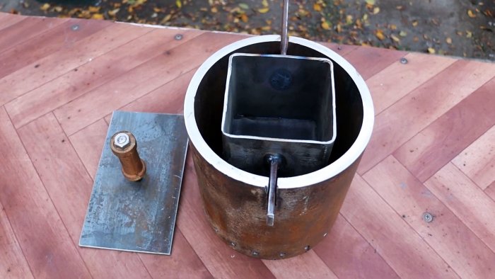 Приспособление для плавки алюминия на газовой плите