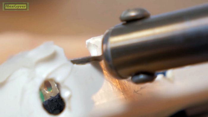 Резак для пластика из паяльника