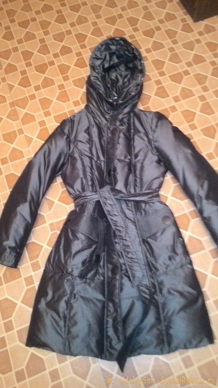 Постиранный пуховик