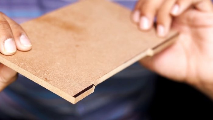 МДФ заготовка шлифуется на 5 мм вглубь