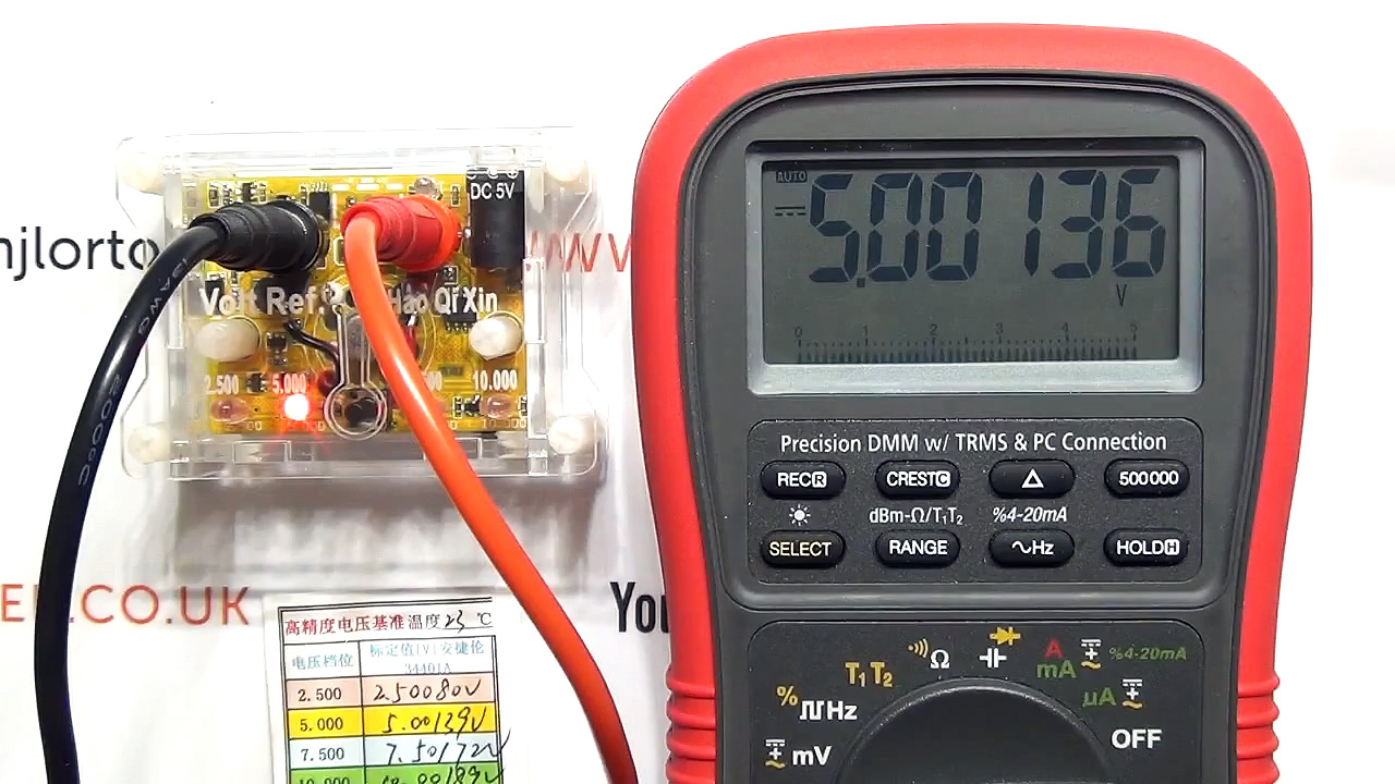 Как проверить точность мультиметра и зачем электронику дома источник опорного напряжения AD584