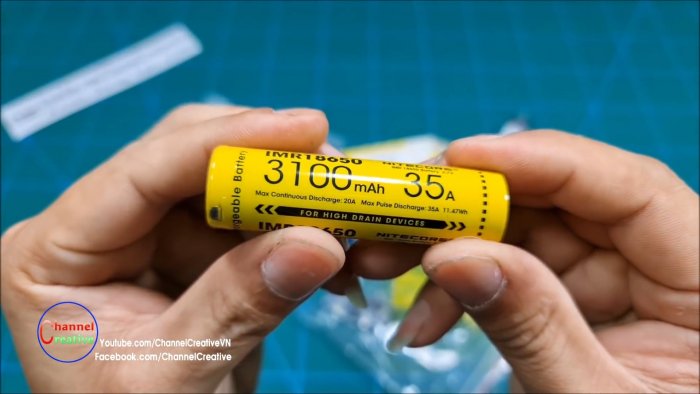 аккумуляторная батарея 18650 3100