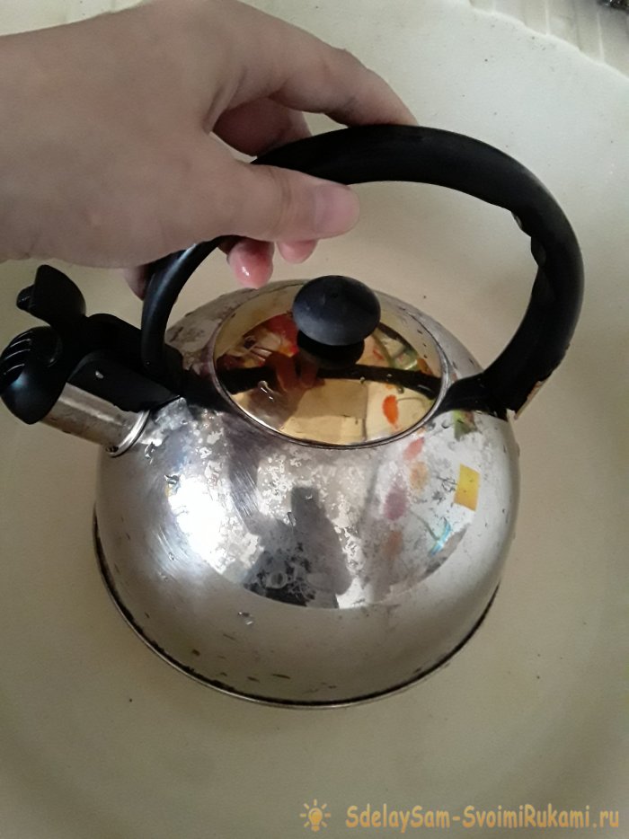 Чистый чайник без нагара