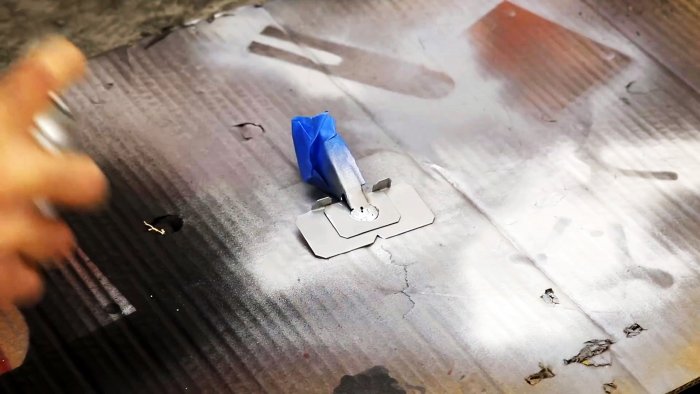 Красим зажим