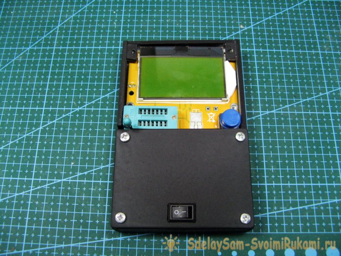 Как сделать корпус из ПВХ для тестера ESR T4 и питание на liion